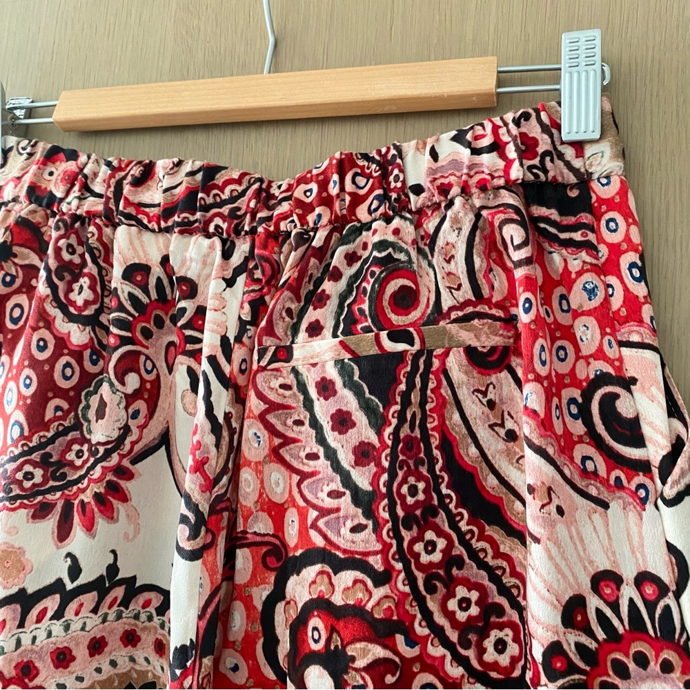 Zara paisley satin pant - Picture 5 of 7